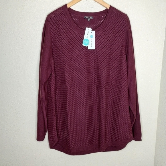 Lety & Me Josey Elbow Patch Sweater size 3X - Picture 1 of 7